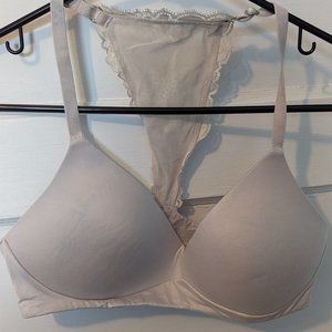 Aerie Real Sunnie Wireless Bra - Light Cream